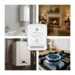 Ανιχνευτής αερίων Qoltec Natural Gas and Carbon Monoxide | Tuya | Wi-Fi | 85dB Alarm | LED - Image 3