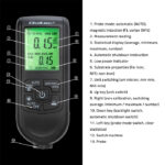Qoltec Paint Thickness Gauge with LCD Display | 0 ~ 2000um - Image 4