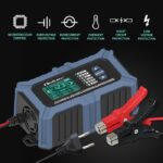 Φορτιστής Qoltec Intelligent Microprocessor Charger 12V | C| LCD | AGM LiFePO4 GEL Battery Charger - Image 3