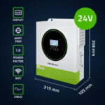 Μετατροπέας Qoltec Off-Grid 3,5kVa-3.5kW 100A 24V - Image 7