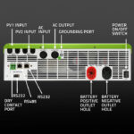 Qoltec Hybrid Off-Grid Solar Inverter 11000W | 160A | 48V | MPPT | Wi-Fi option - Image 3