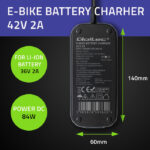 Φορτιστής Qoltec τύπου Bosch 36V 42V 2A - Image 6