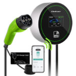 Φορτιστής Qoltec EV Charging Station 2 in 1 Type2 | 22kW | Wi-fi  | LCD | 3 phases | Wallbox |5m - Image 7