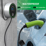 Φορτιστής Qoltec EV Charging Station 2 in 1 Type2 | 22kW | Wi-fi  | LCD | 3 phases | Wallbox |5m - Image 6
