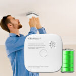 Qoltec αισθητήρας καπνού Certified ασύρματος με μπαταρία | Tuya | Wi-fi | alarm 85dB | LED - Image 5