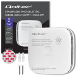 Qoltec αισθητήρας καπνού Certified ασύρματος με μπαταρία | Tuya | Wi-fi | alarm 85dB | LED - Image 8