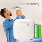 Ανιχνευτής καπνού Qoltec Smoke Detector με μπαταρία | 85dB Alarm | LED - Image 2