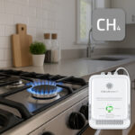 Ανιχνευτής αερίων Qoltec Certified Natural Gas Leak Sensor | 85dB alarm | LED - Image 5