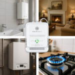 Ανιχνευτής αερίων Qoltec Certified Natural Gas Leak Sensor | 85dB alarm | LED - Image 3