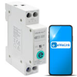 Μετρητής ενέργειας ράγας Qoltec 63A | eWeLink by Sonoff | Wi-Fi | - Image 5