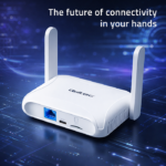 Router Home & Travel 4G LTE WiFi 6 Qoltec AX300 | 2.4GHz | δύο κεραίες | USB-C | SIM - Image 3