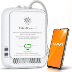 Ανιχνευτής αερίων Qoltec Natural Gas and Carbon Monoxide | Tuya | Wi-Fi | 85dB Alarm | LED